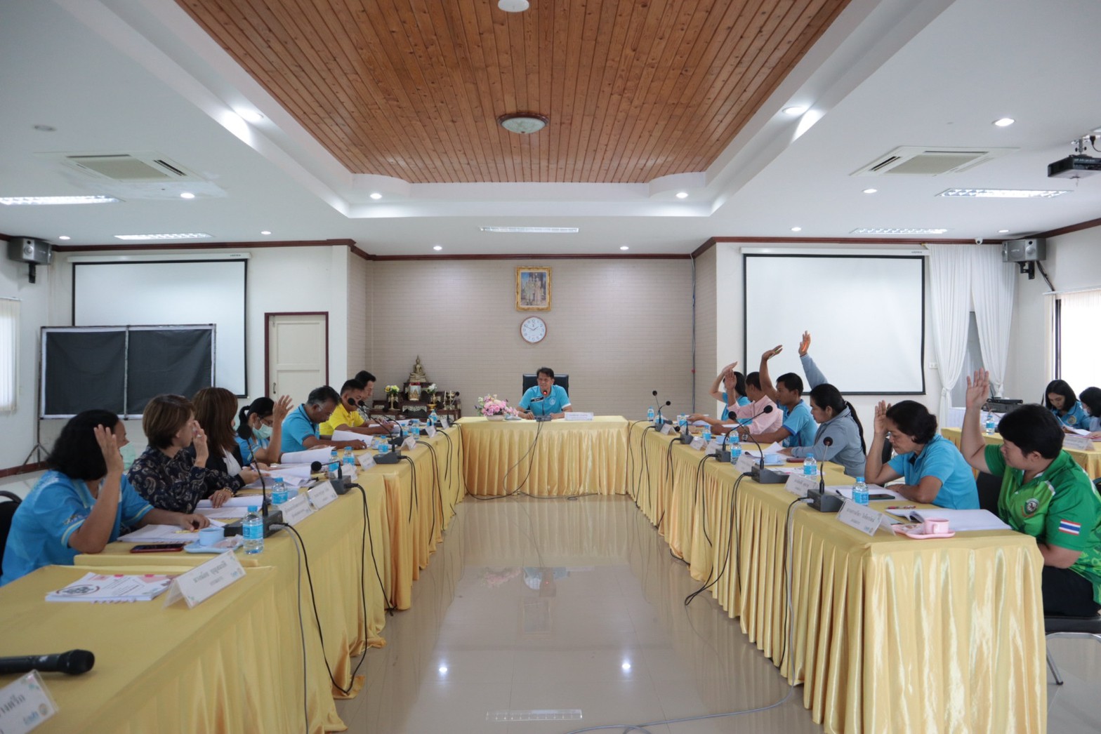 ประชุมคณะกรรมการกองทุนหลักประกันสุขภาพฯองค์การบริหารส่วนตำบลลำเลียง ครั้งที่ 3/2566